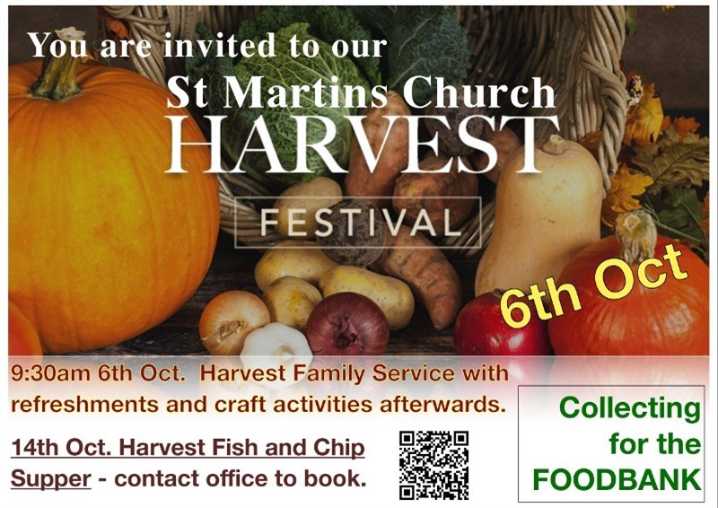 St Martins Harvest invite 2024